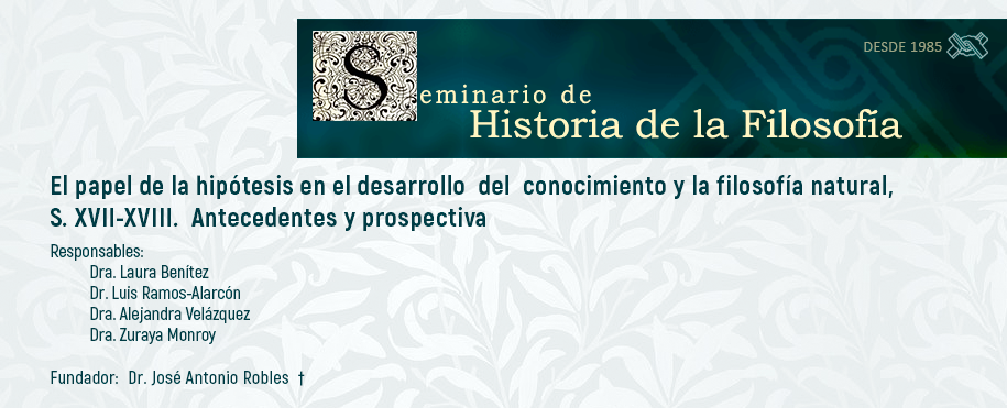 Seminario de Historia de la Filosofía [2021-1]