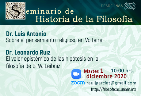 Sobre el pensamiento religioso en Voltaire   El valor epistémico de las hipótesis en la filosofía de G. W. Leibniz