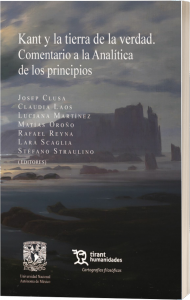 Kant y la tierra de la verdad