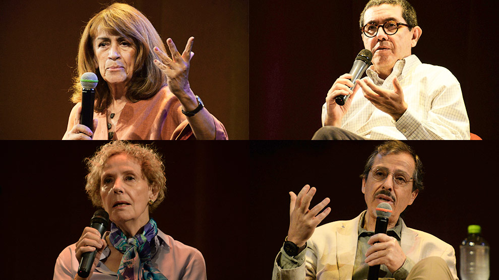 Marcela Terrazas, Guillermo Hurtado, Olga Elizabeth Hansberg y Pablo Mora. Fotos: Francisco Parra.