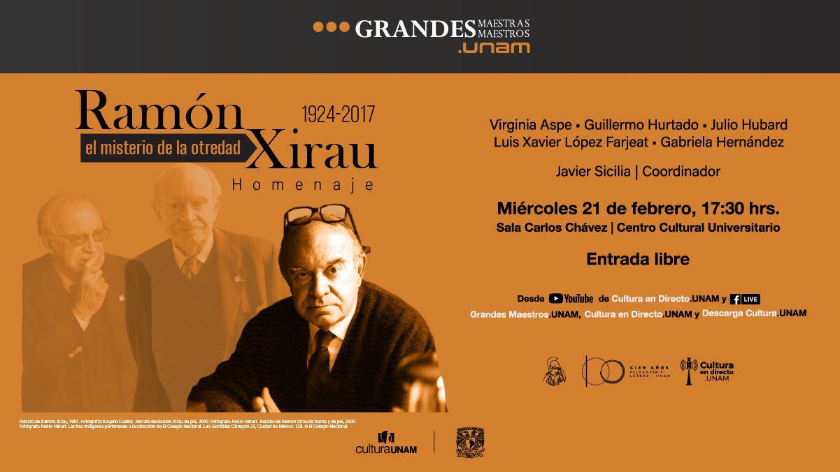 Homenaje a Ramón Xirau: el misterio de la otredad