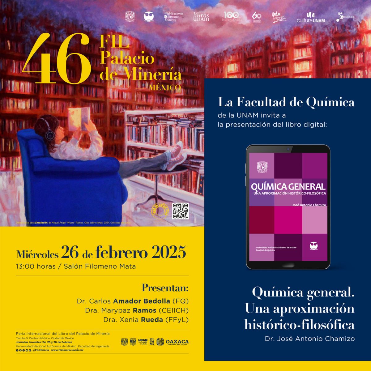 Presentación del libro digital     Química general.  Una aproximación histórico-filosófica  de José Antonio Chamizo