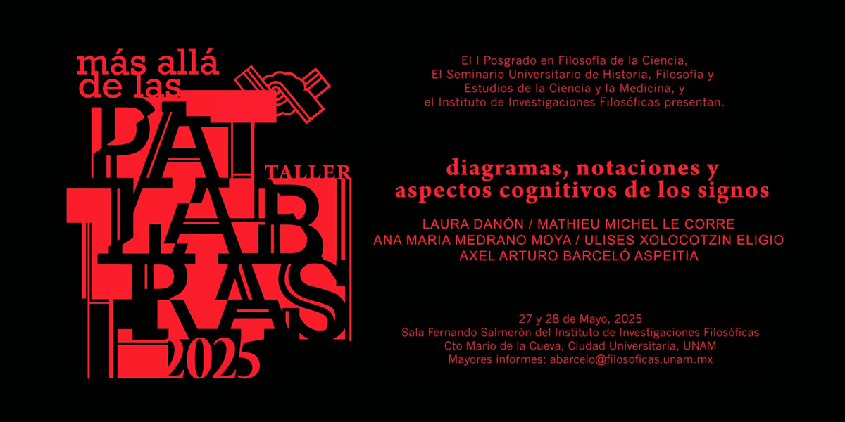 Taller  Más allá de las palabras.  Diagramas, notaciones y aspectos visuales de los signos