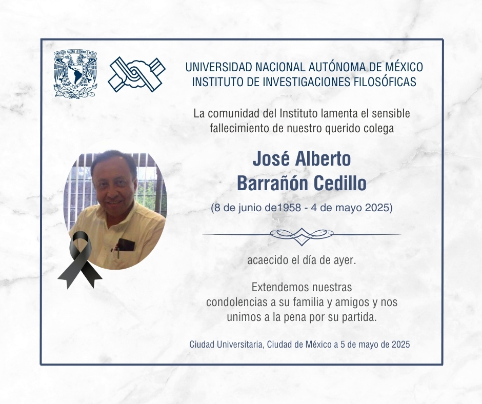 Sensible fallecimiento  José Alberto Barrañon Cedillo