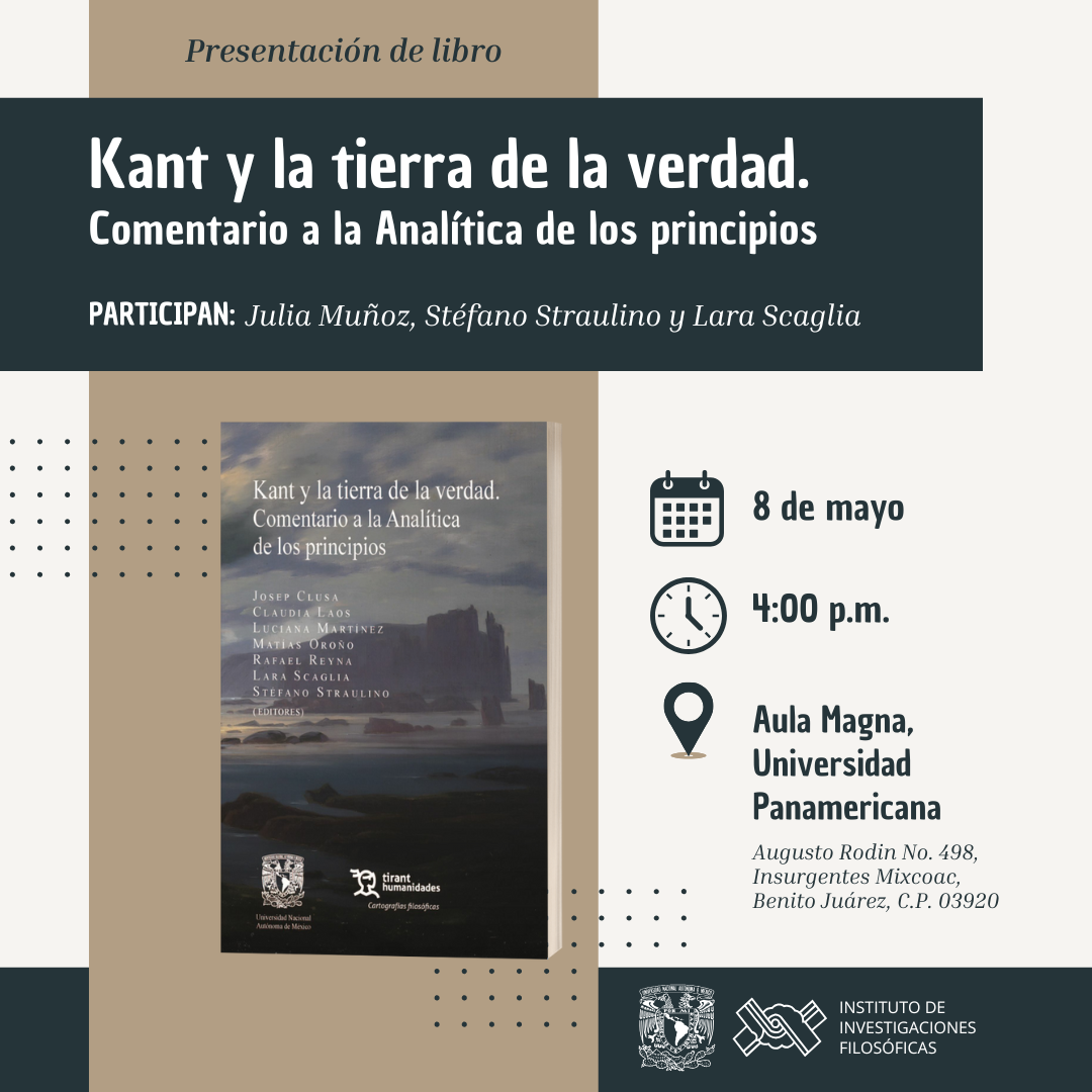 Pesentación del libro  - Kant y la tierra de la verdad