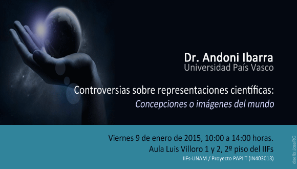 Dr. Andoni Ibarra Universidad País Vasco, Controversias sobre representaciones científicas: Concepciones o imágenes del mundo