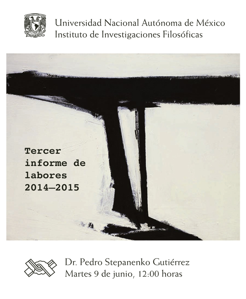 Tercer informe de labores 2014-2015 del Dr. Pedro Stepanenko Gutiérrez