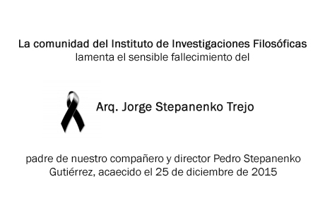 fallecimiento del Arq. Jorge Stepanenko 