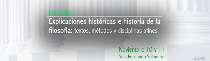 Explicaciones históricas e historia de la filosofía