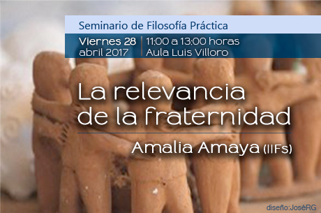 Seminario de Filosofía Práctica, La relevancia de la fraternidad; Amalia Amaya (iifs)