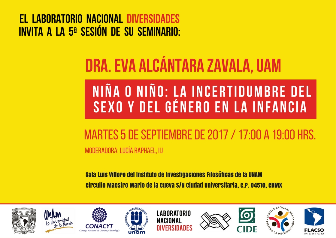 Niña o niño: La incertidumbre del sexo y del género en la infancia