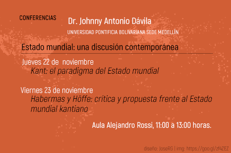 Estado mundial: una discusión contemporánea  Dr. Johnny Antonio Dávila  Kant: el paradigma del Estado mundial  Habermas y Höffe: crítica y propuesta frente al Estado mundial kantiano