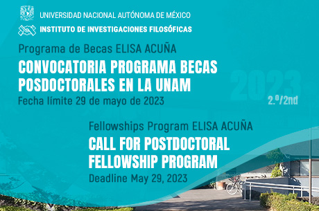 Programa de Becas Posdoctorales en la UNAM 2023(2.º/2nd)